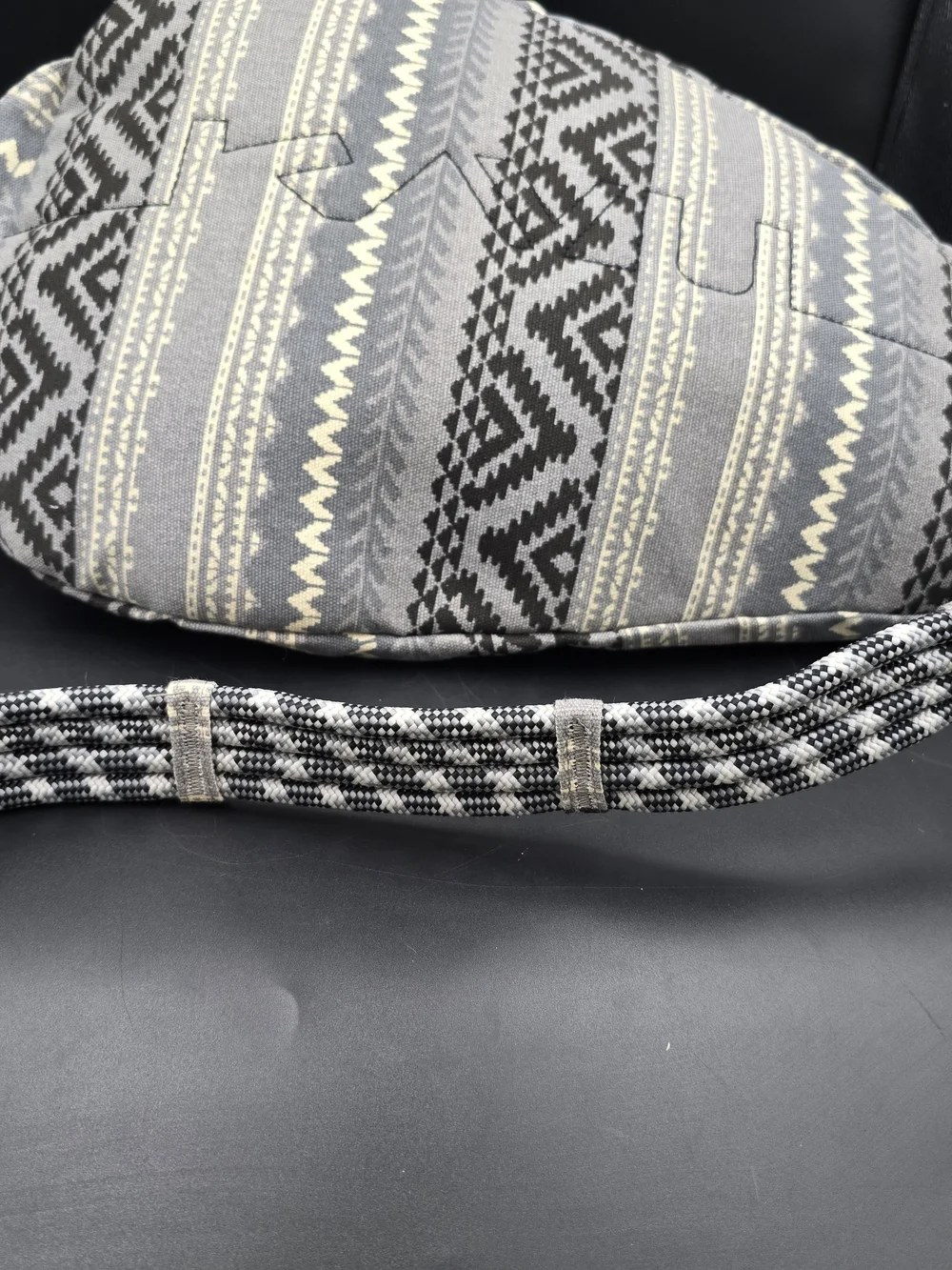 KAVU Men's Gray Patterned Sling Bag